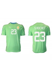 Fotbalové Dres Uruguay Sergio Rochet #23 Brankářské Domácí Oblečení MS 2022 Krátký Rukáv